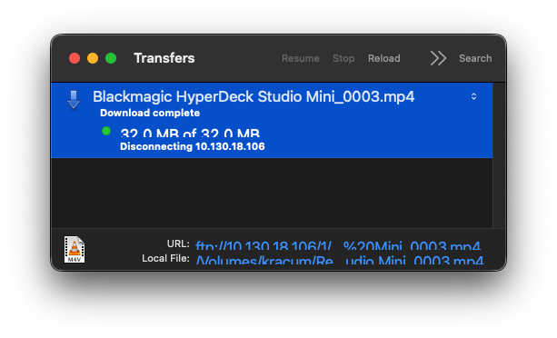 Cyberduck File Transfer