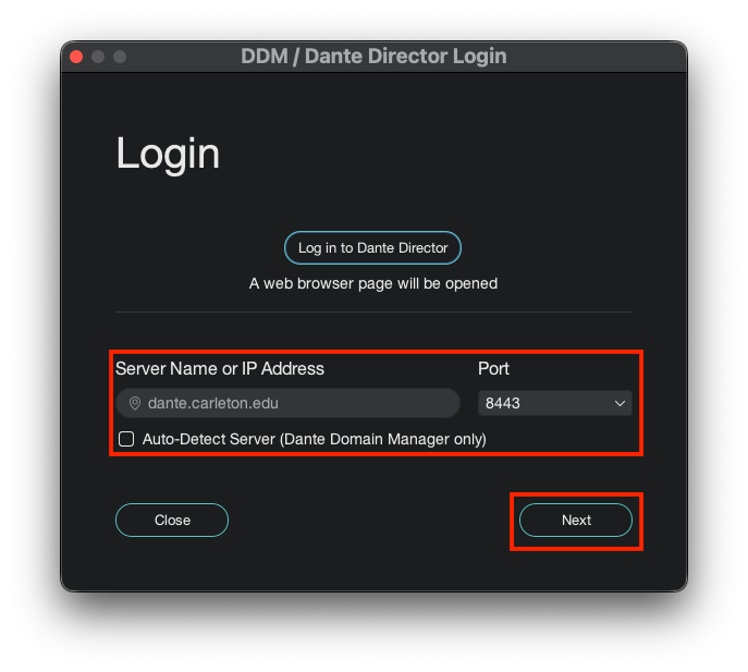 DDM Login