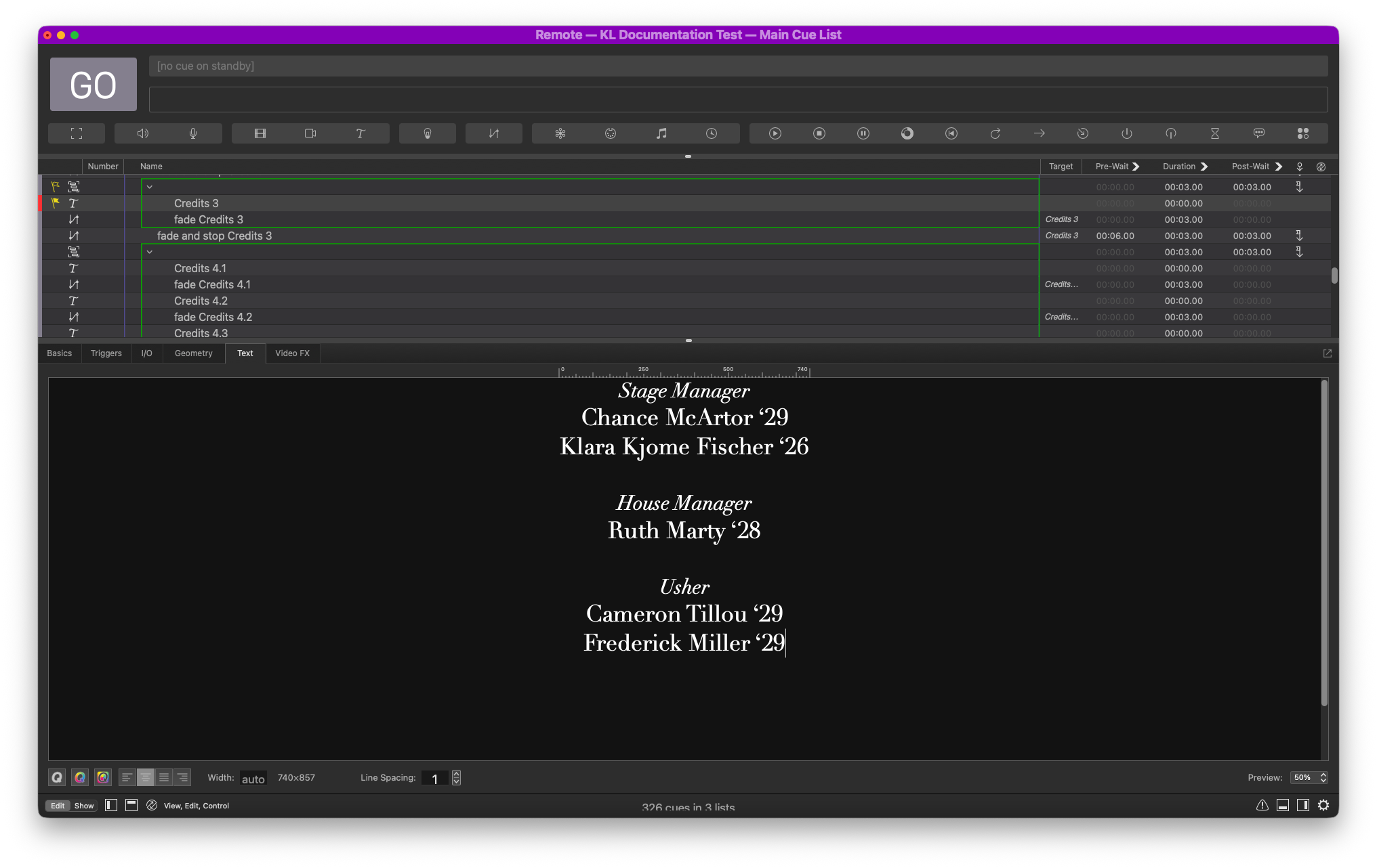 Credits